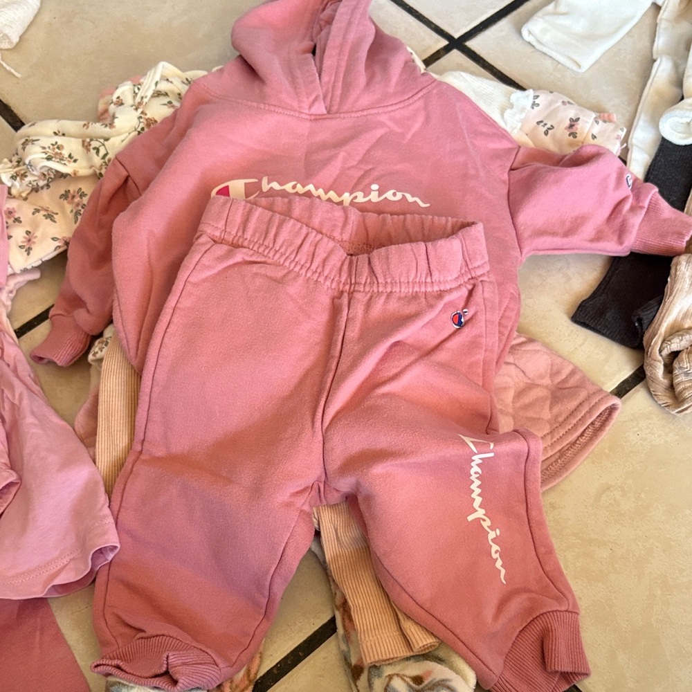 Champion Kids Pink Jogger Sweatpants